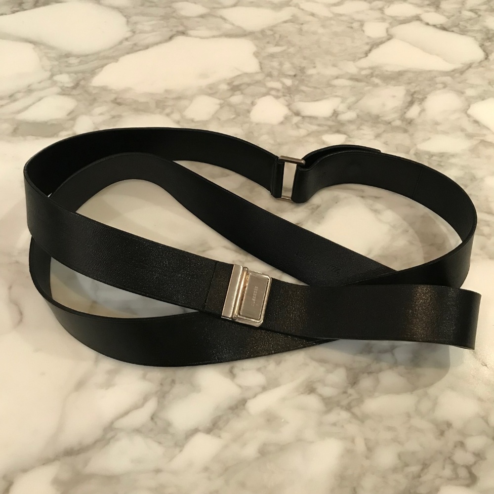 Jil Sander Double wrap leather belt